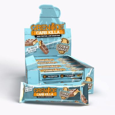 Grenade Carb Killa High Protein and Low Carb Bar, 12 x 60 g – A Selection Box